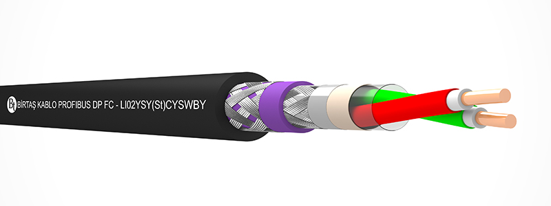 PROFIBUS DP L2/F.I.P – SWA/PVC LI02YSY(St)CYSWBY / (LI02YSY(St)CYQY)